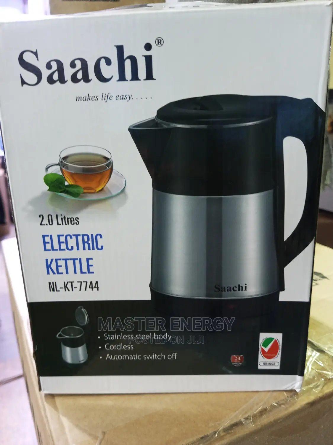 Saachi Electric Kettle 2 Litres