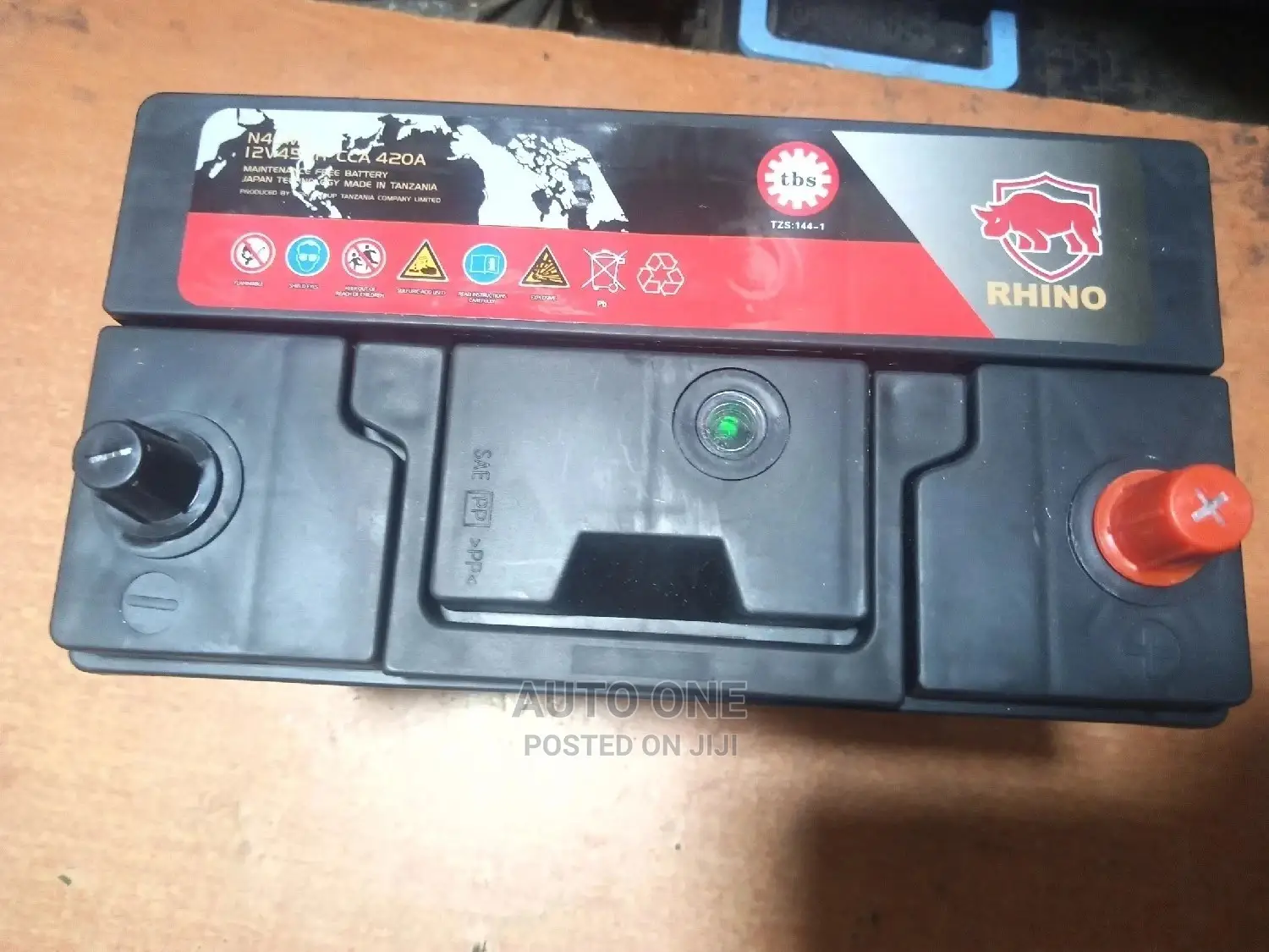 N40/36 Rhino Japan Standard Batteries