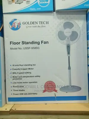 Golden Tech Stand Fan