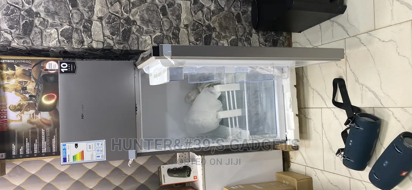 Hisense 270liters Brand New With Water Dispenser Double Door