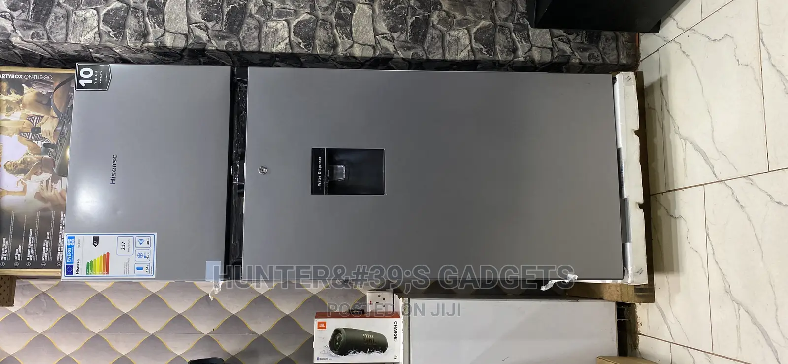Hisense Double Door Fridge 270 Litres With Water Dispenser