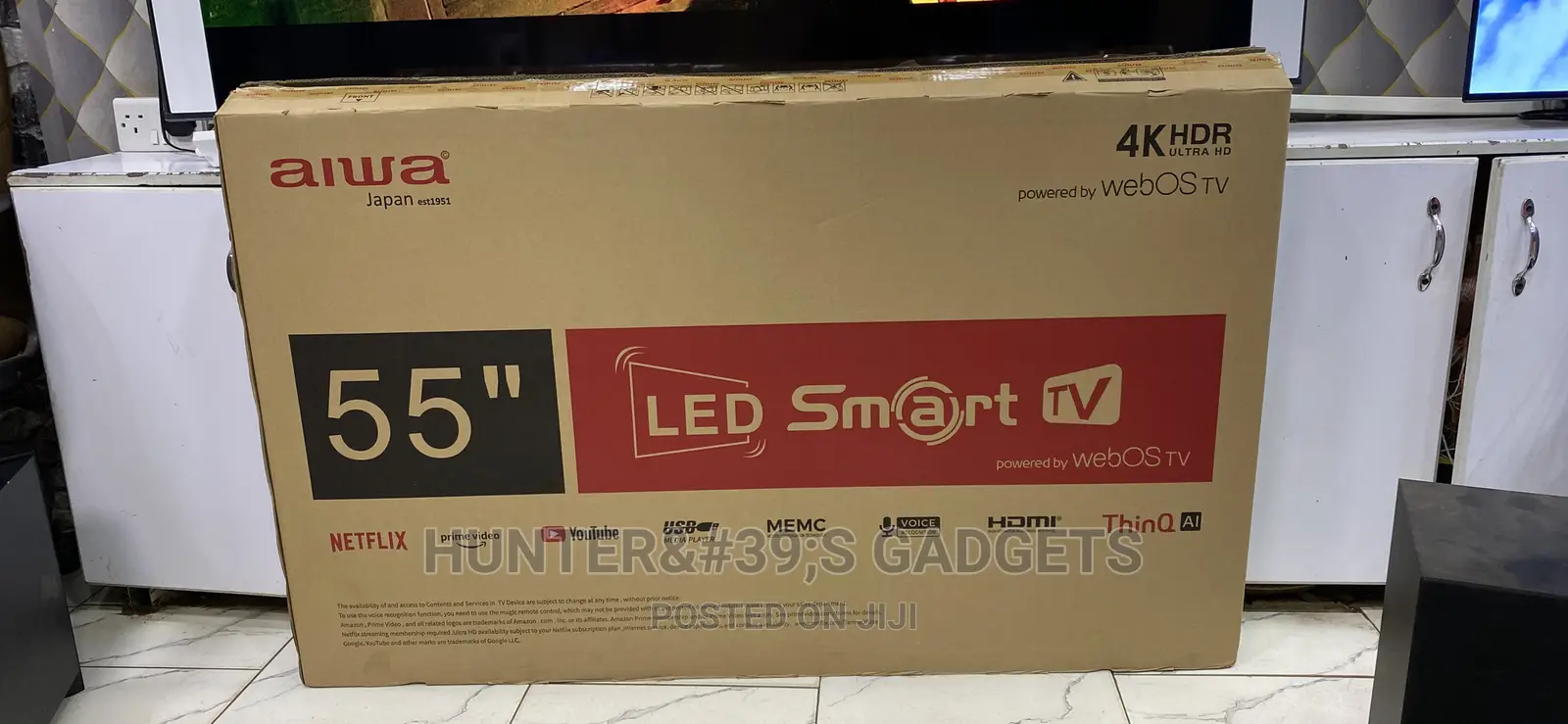 Aiwa Japanese Original Smart Uhd 4k Smart Tv Frameless