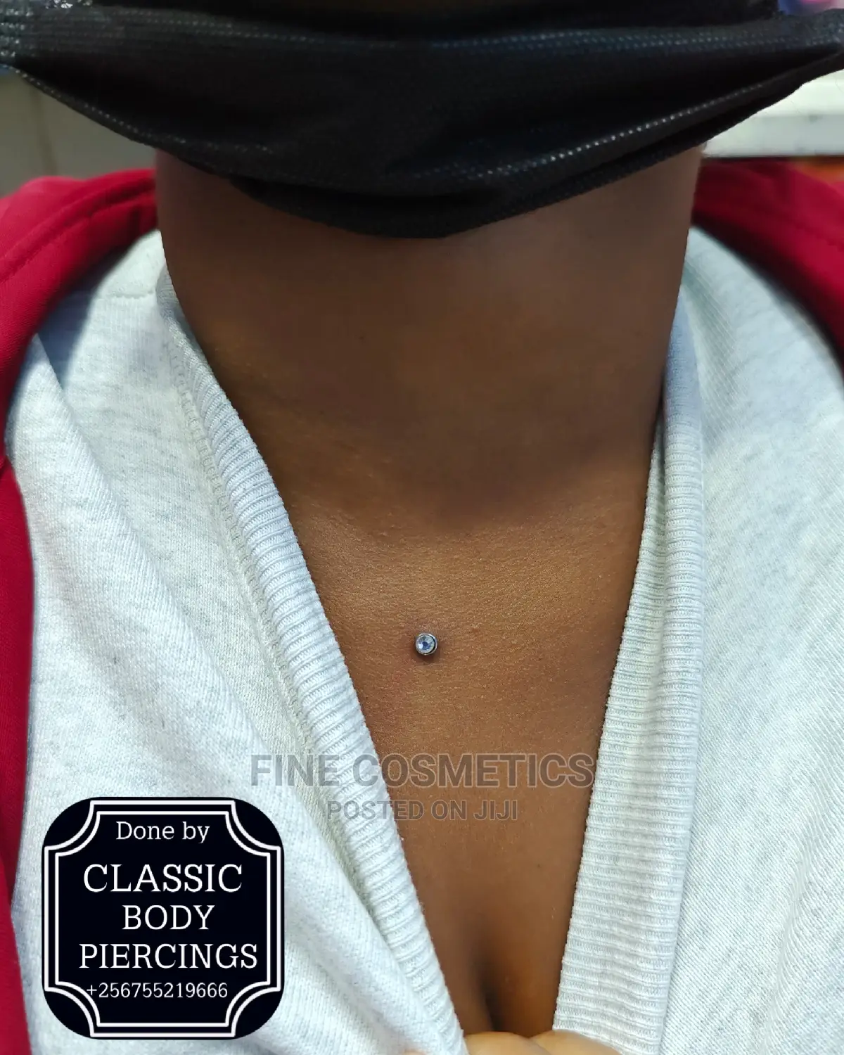 STERNUM Piercing, Breast Bone Piercing Kampala Uganda