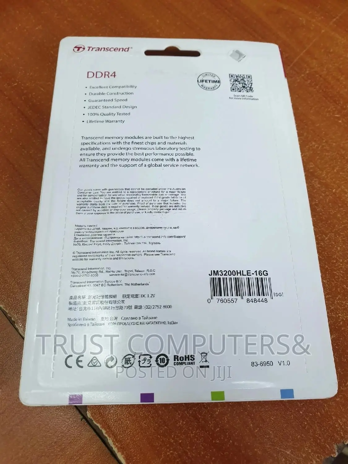 16gb Ram Ddr4 Laptop Transcend