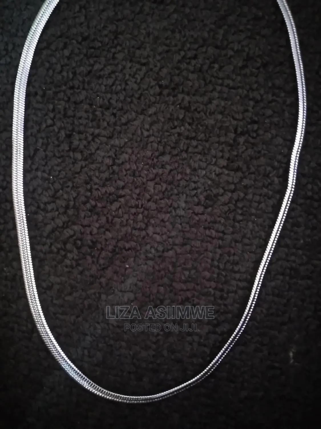 Men's Silver Simple Necklaces Available
