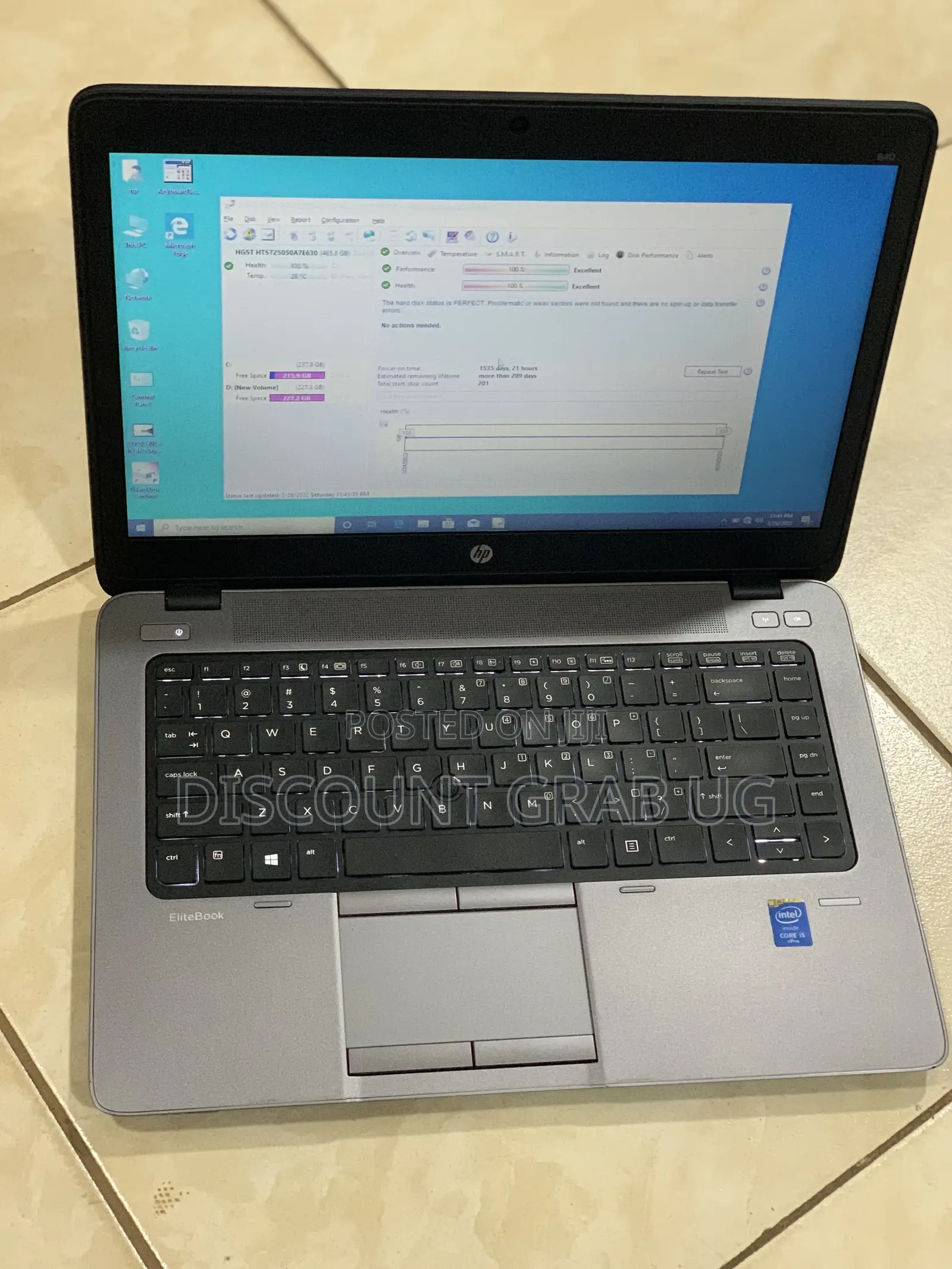 Laptop HP EliteBook 840 G1 8GB Intel Core I5 SSD 500GB