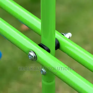 BOUNCEPRO Outdoor Playground Double Kid Swing Set