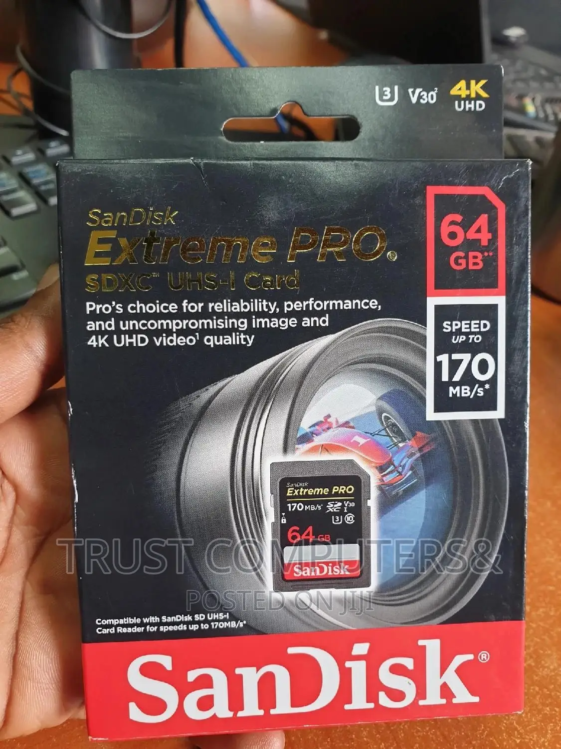 64gb Sandisk Sd Card Extreme Pro 170 Speed