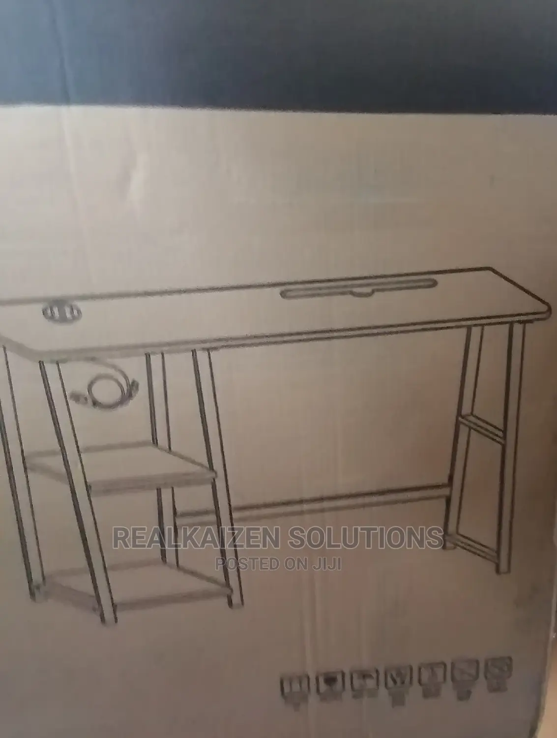 KOGA TOLEDO Quality Home Office Wooden Metal Study Desk