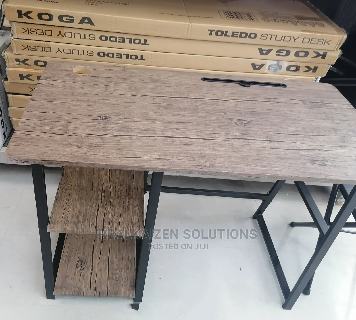 KOGA TOLEDO Quality Home Office Wooden Metal Study Desk