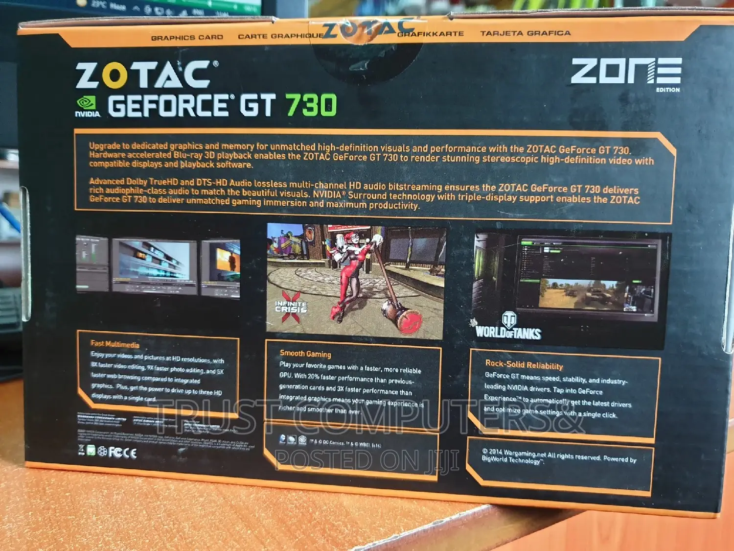 4gb Ddr3 GT 730 Graphics Card Zotac Nvidia