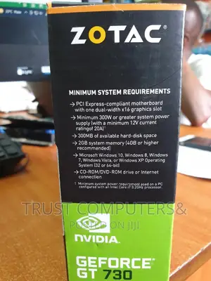 4gb Ddr3 GT 730 Graphics Card Zotac Nvidia