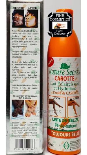 Original Nature Secret Carott Lotion With Pure Carrot Oils.