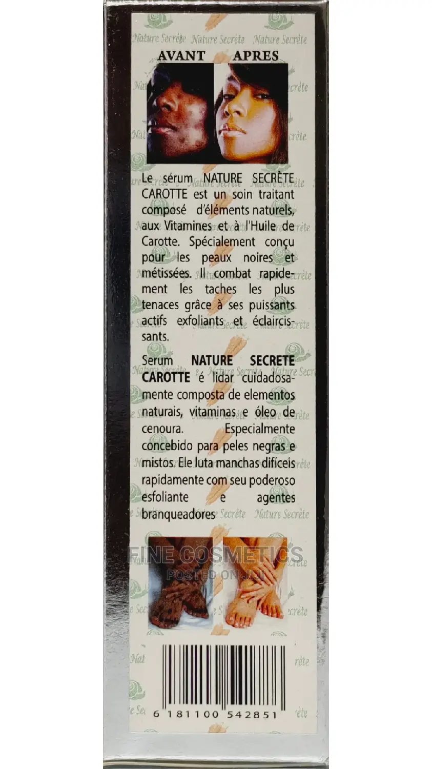 Original Nature Secret Carrot Lightening Serum Oil 100ml