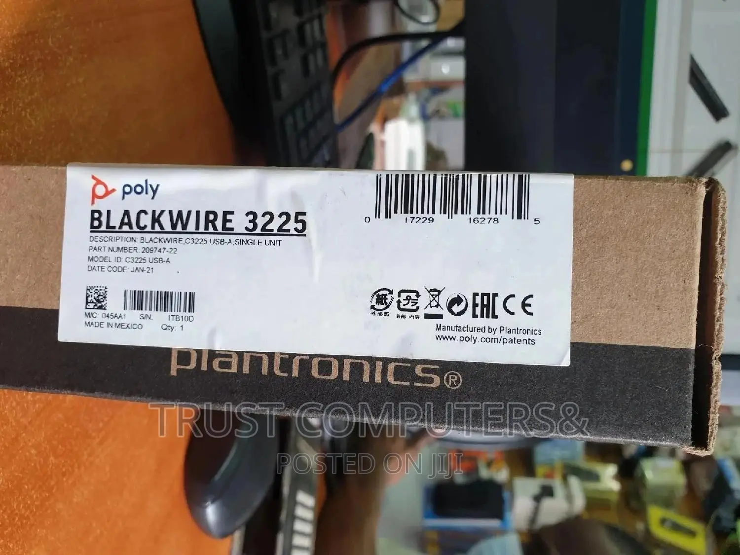 Blackwire 3225 (Plantronics)Headset