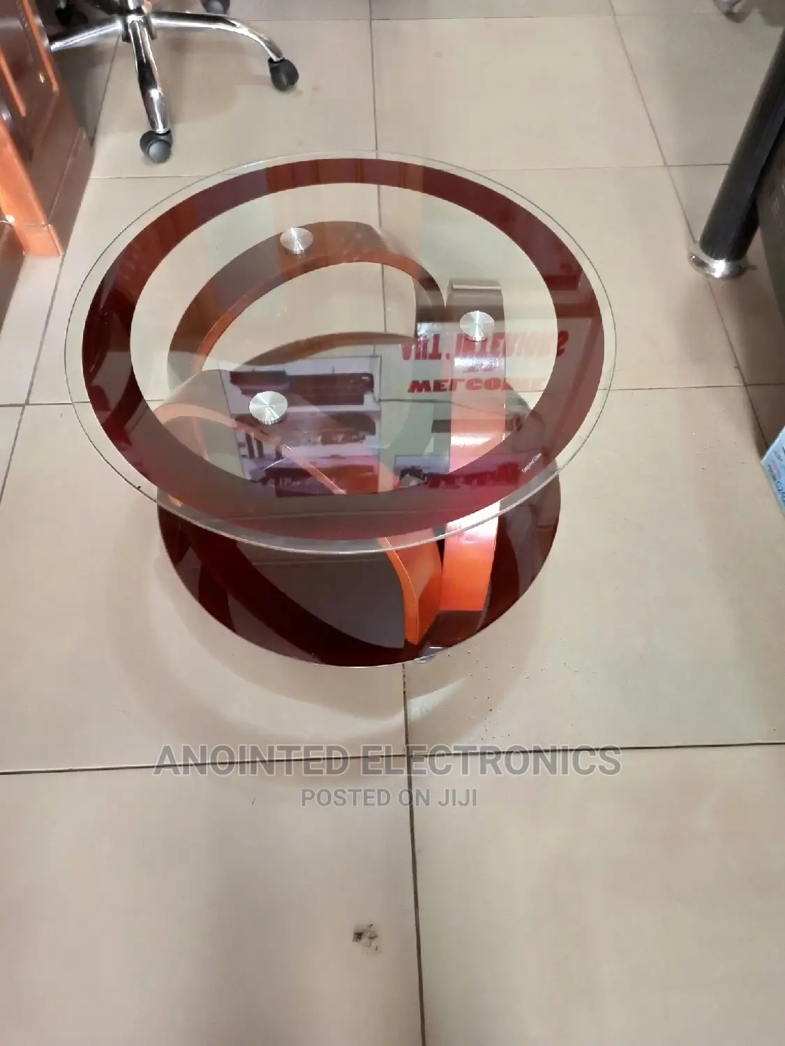 Executive Round Glass Table