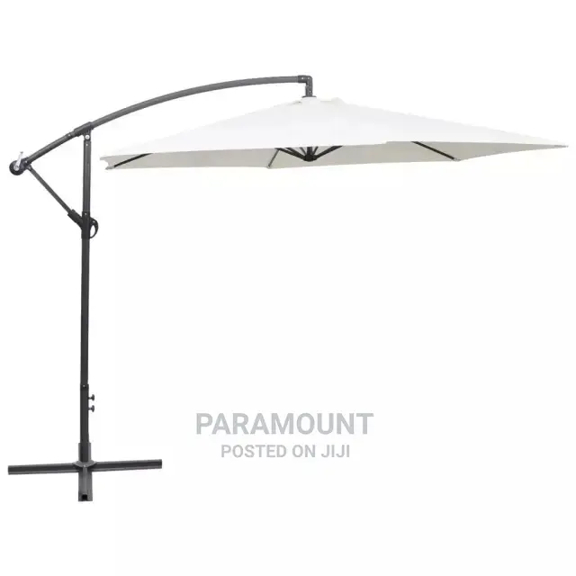 White Compound Umbrellas (3 Metres Wide)