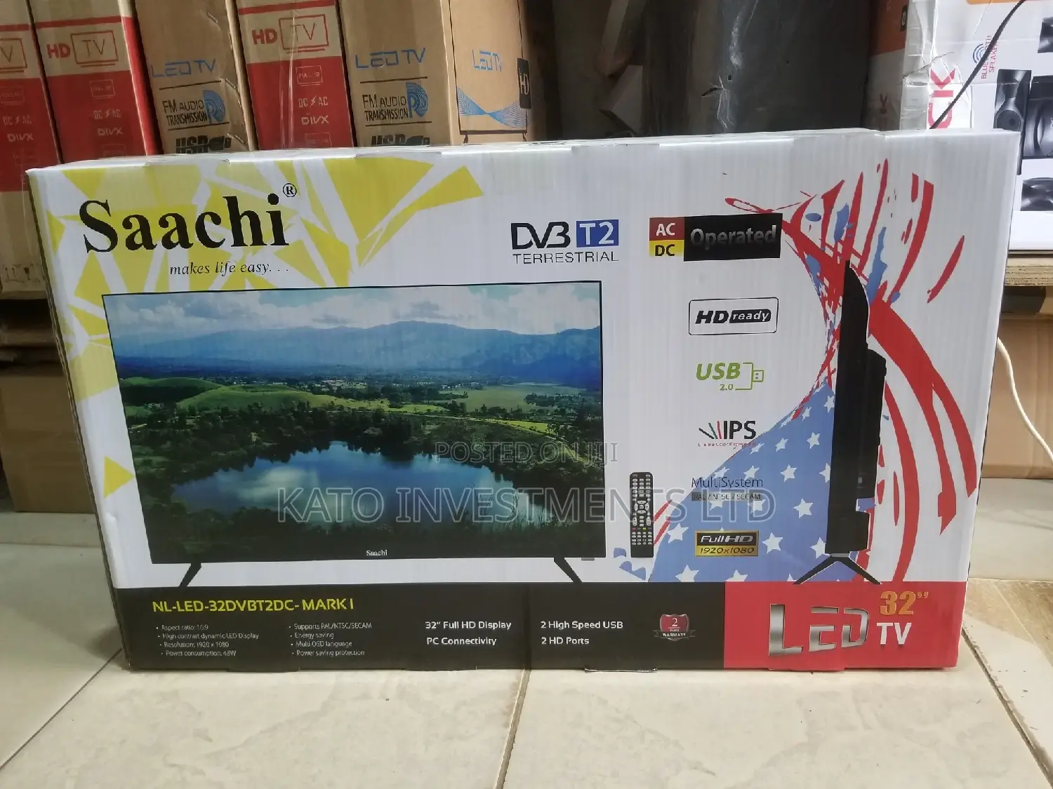 Saachi 32 Inches Tv Frameless