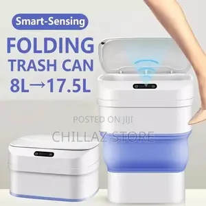 Smart Sensor Folding Trash Can