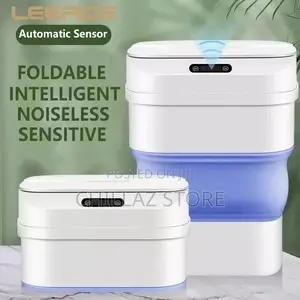 Smart Sensor Folding Trash Can