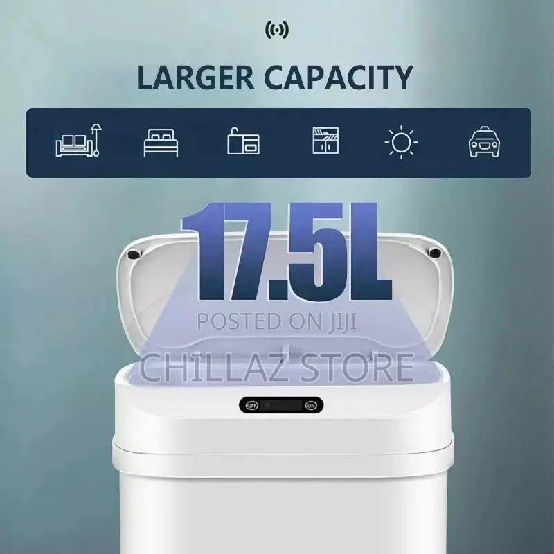 Smart Sensor Folding Trash Can