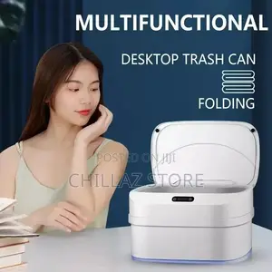 Smart Sensor Folding Trash Can