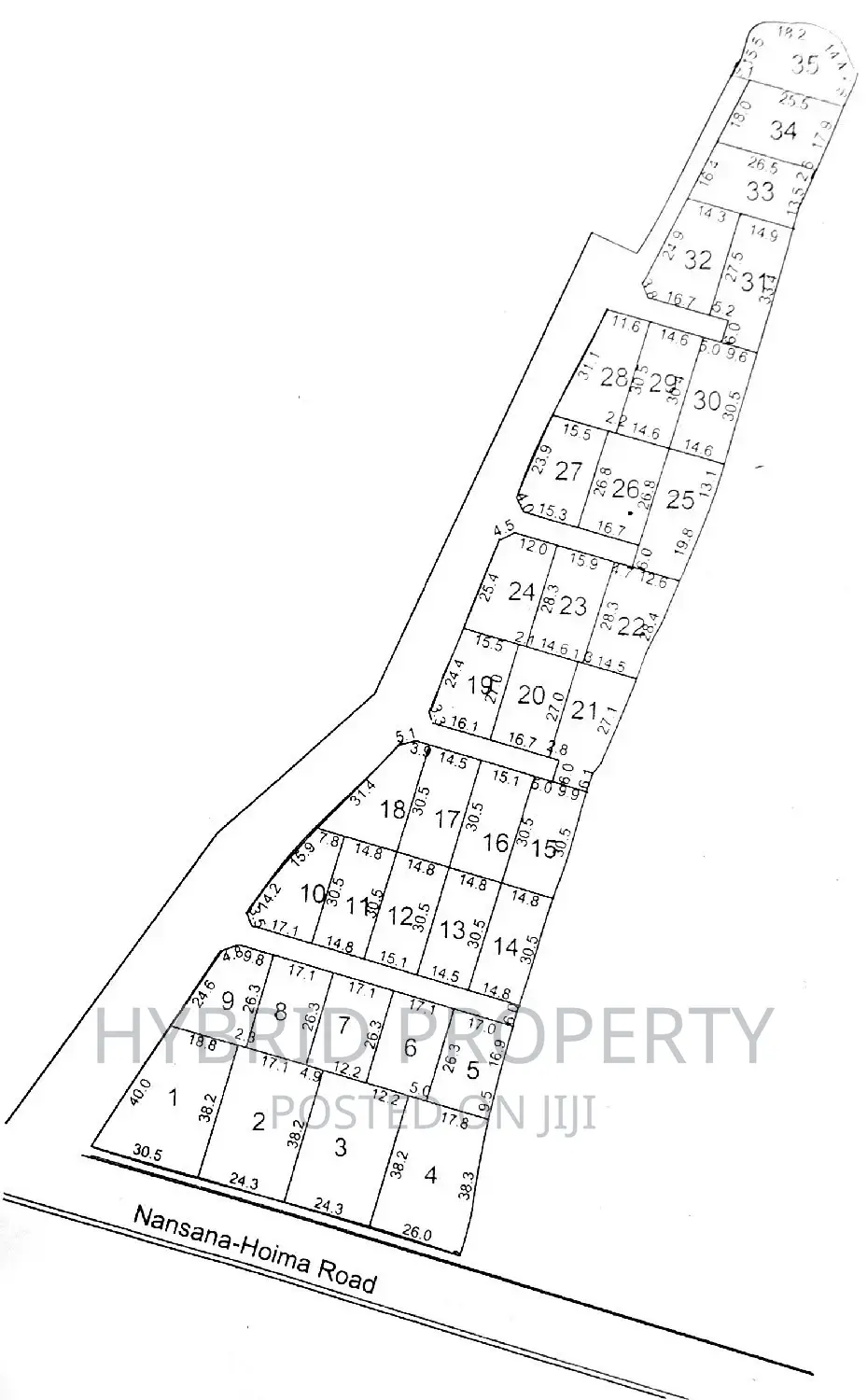 Plots for Sale at Namayumba Tarmac Road Estate~ Hoima Road