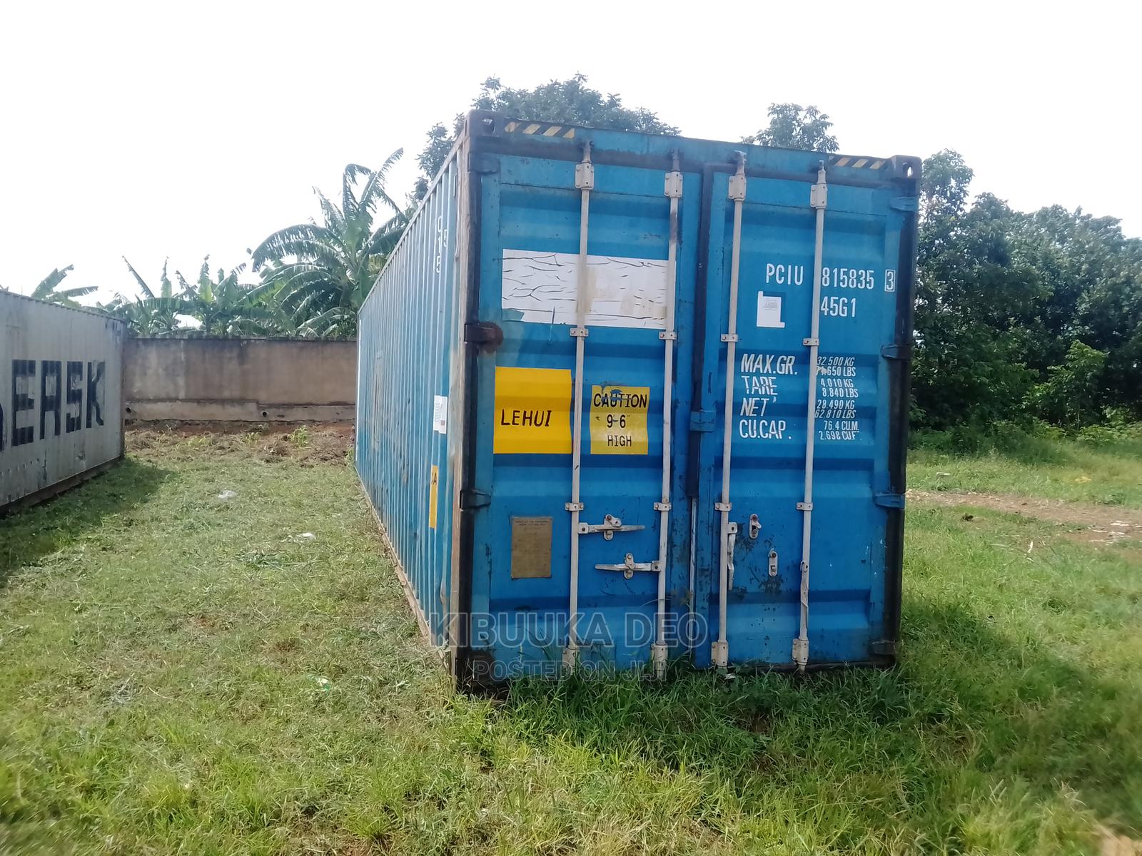 13.5m Cargo Containers Available for Sale in Central Division Manufacturing Equipment, Kibuuka