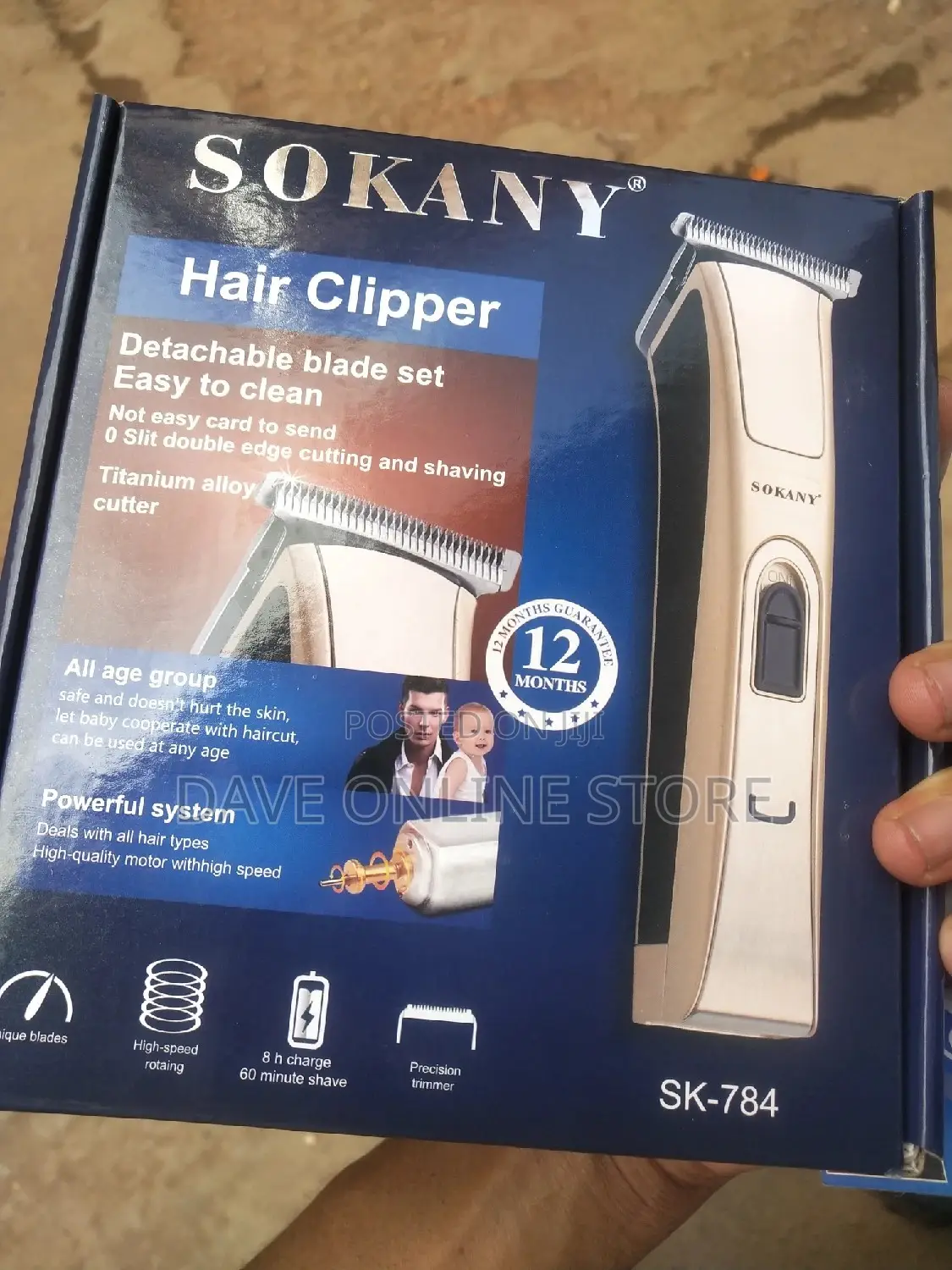 Sokany Hair Clipper Sk784