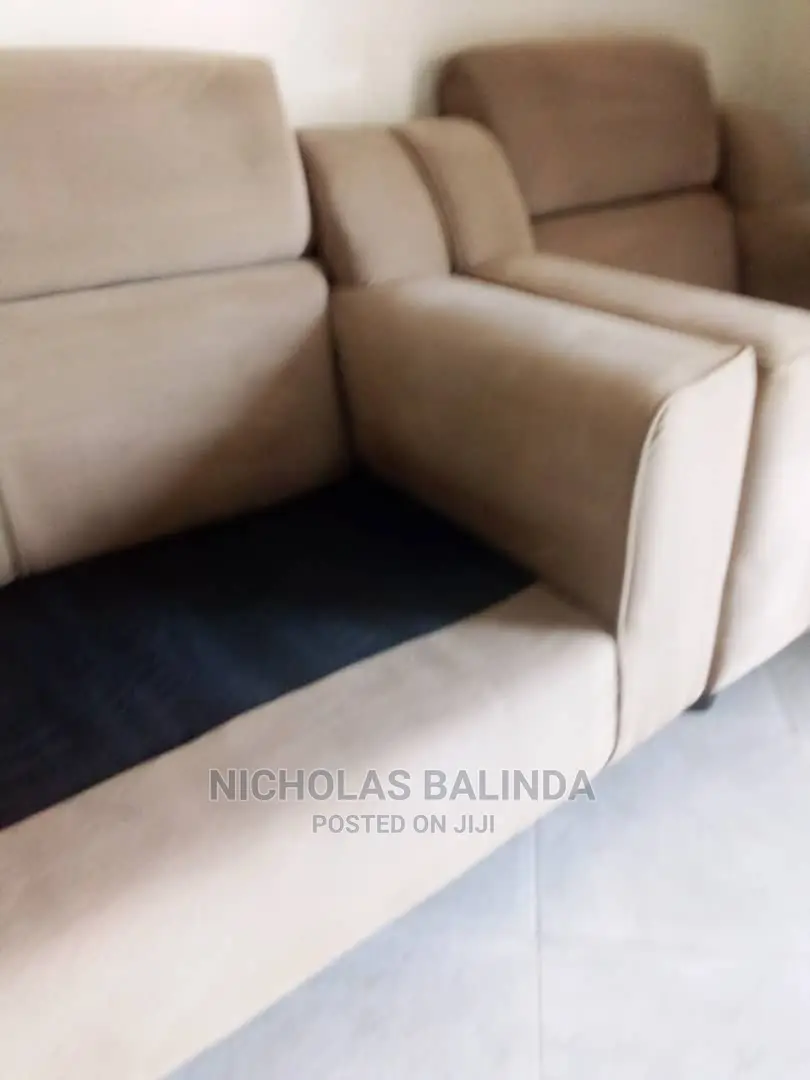 Sofa Cleaning in Progress