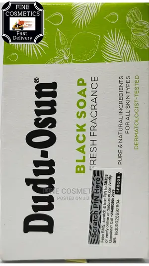 3pcs Original Dudu Osun Black Soap Skin Clearing Pimple Soap