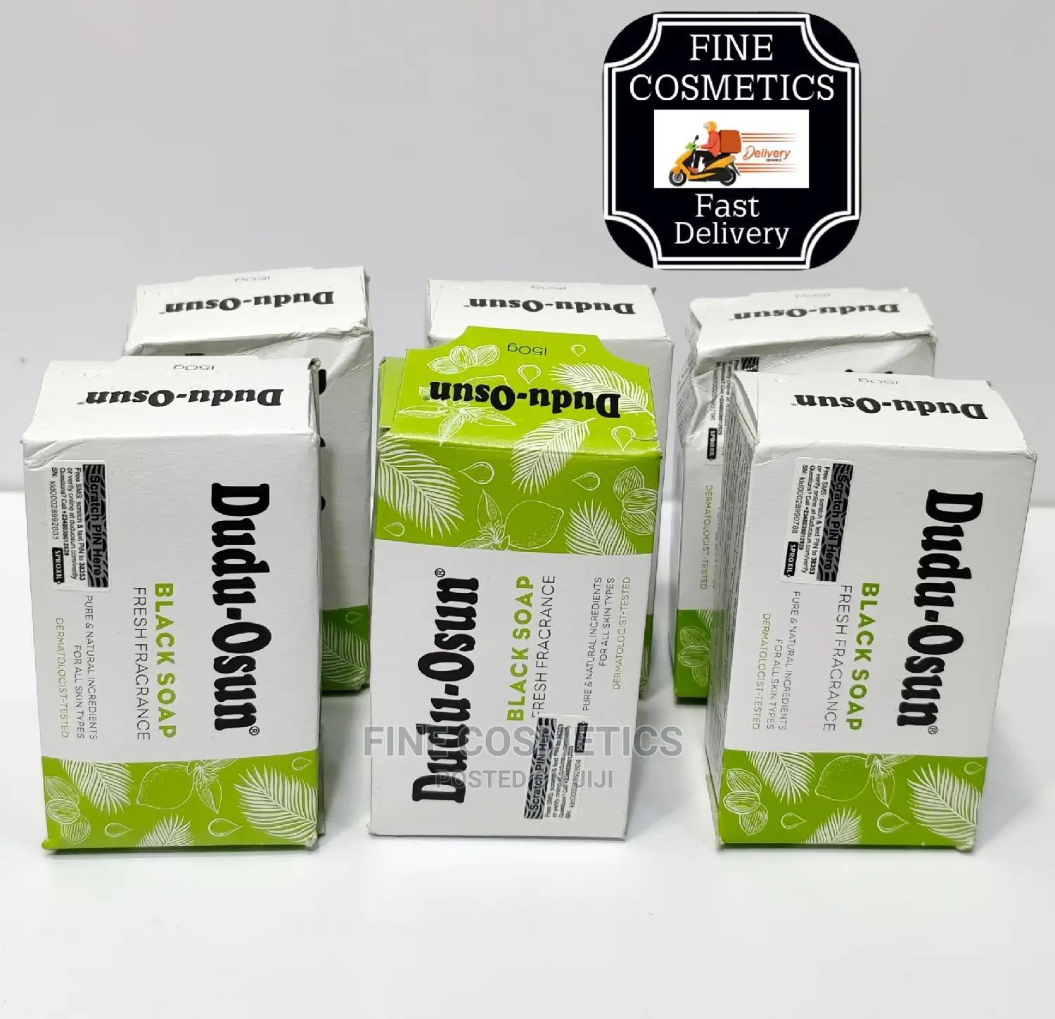 3pcs Original Dudu Osun Black Soap Skin Clearing Pimple Soap