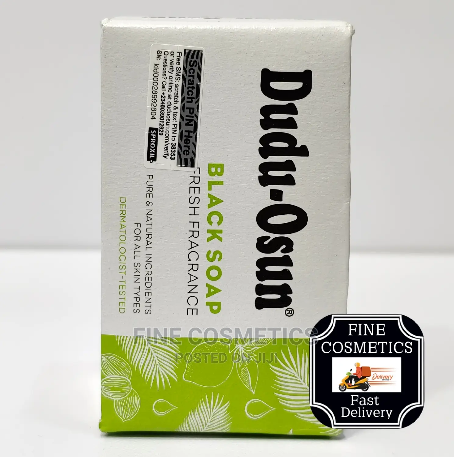 3pcs Original Dudu Osun Black Soap Skin Clearing Pimple Soap