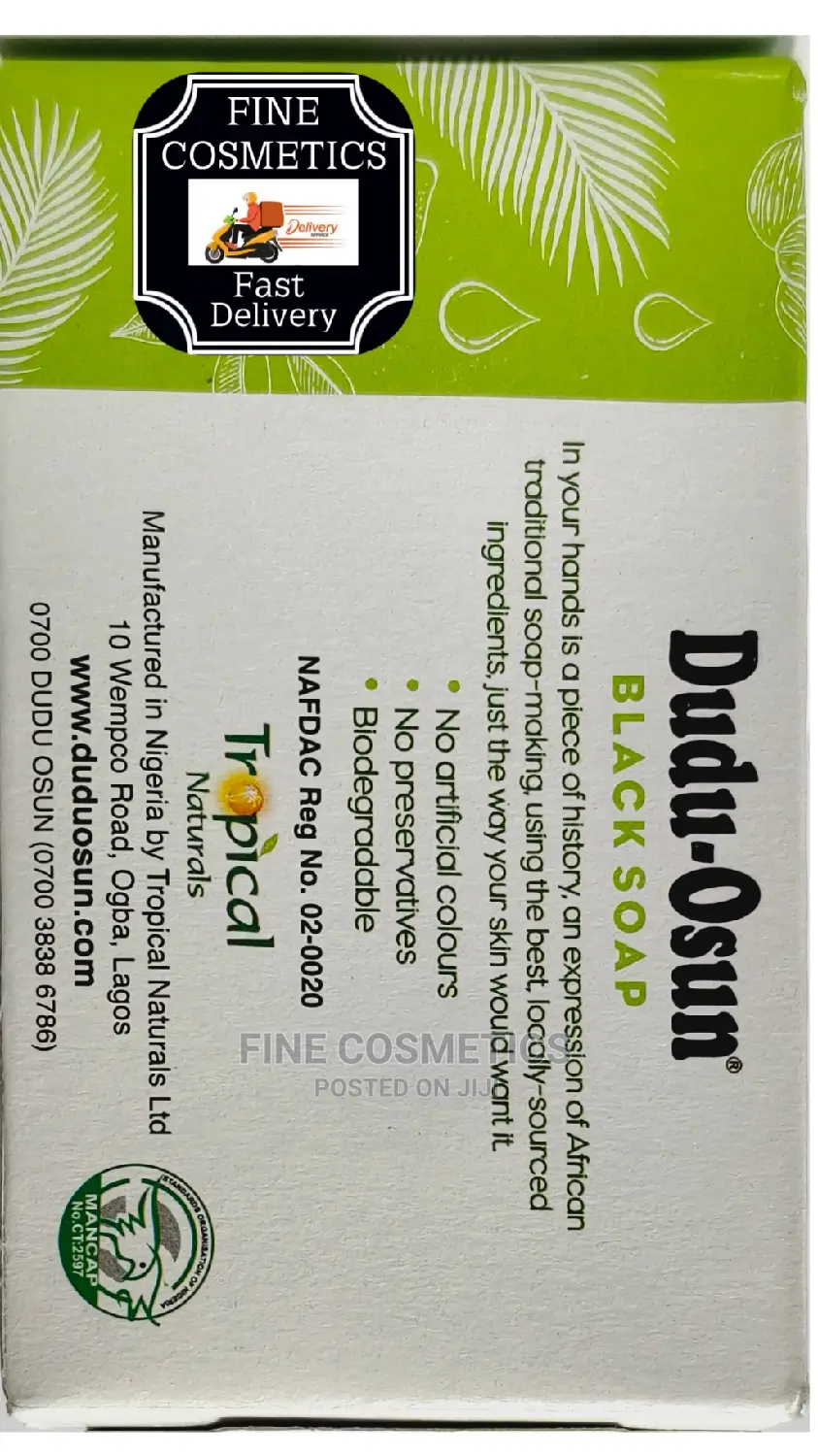 3pcs Original Dudu Osun Black Soap Skin Clearing Pimple Soap