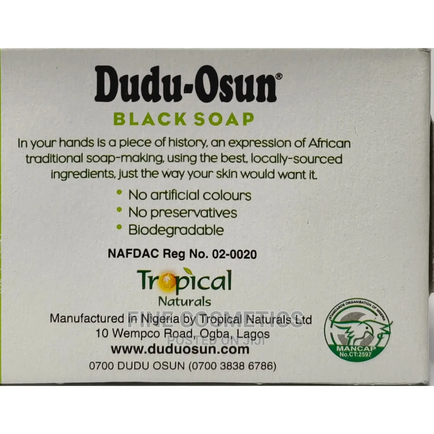 3pcs Original Dudu Osun Black Soap Skin Clearing Pimple Soap