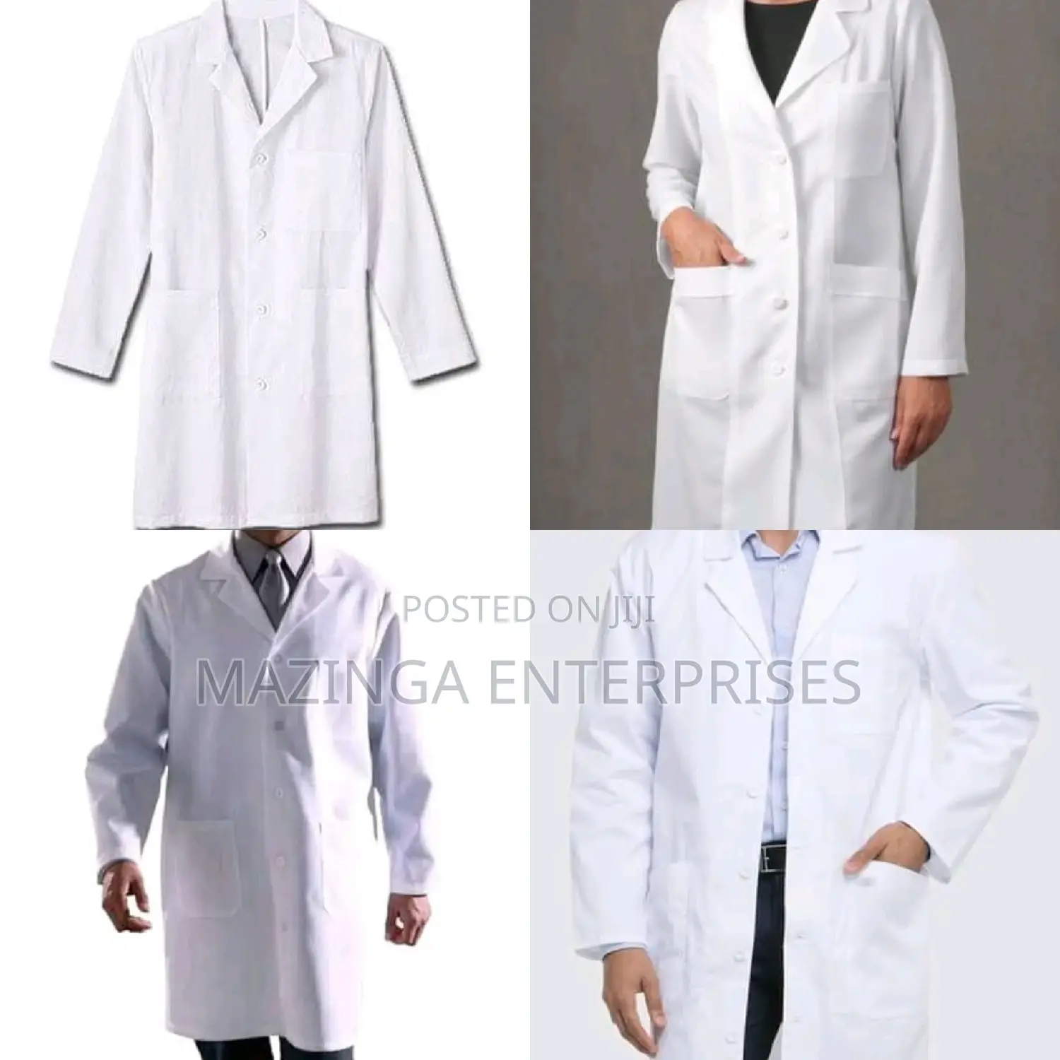 White Cotton Lab Coats/Clinical Coats
