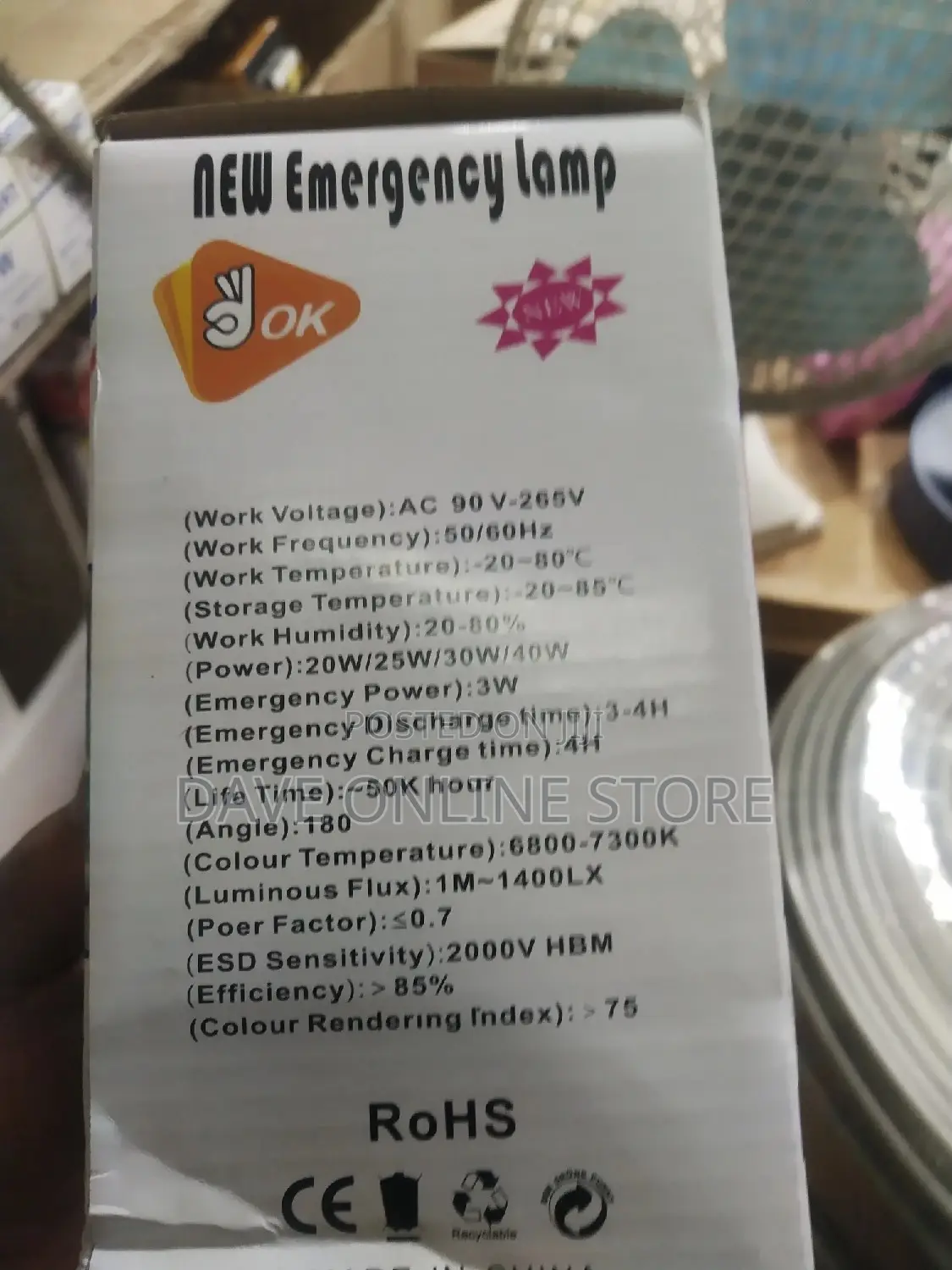 New Emergency Light Lamp