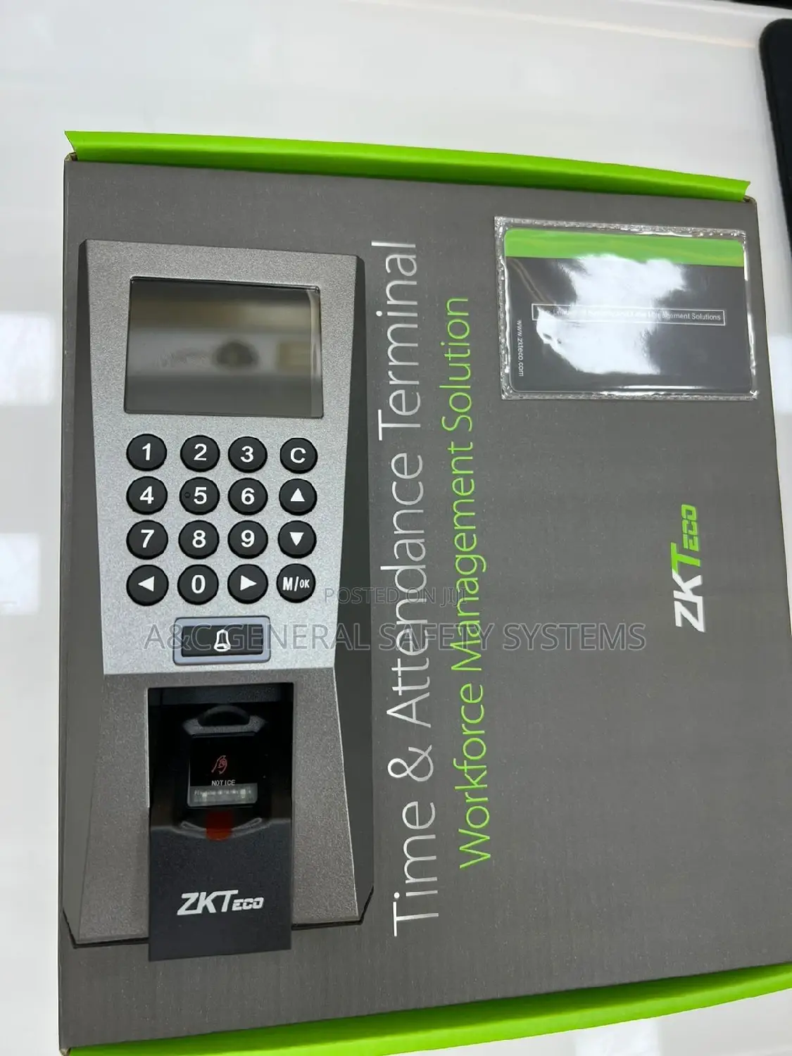 Time and Attendance Reader Biometric System and Software