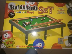 Real Billiards Snooker and Pool Table Set