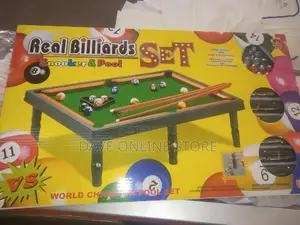 Real Billiards Snooker and Pool Table Set