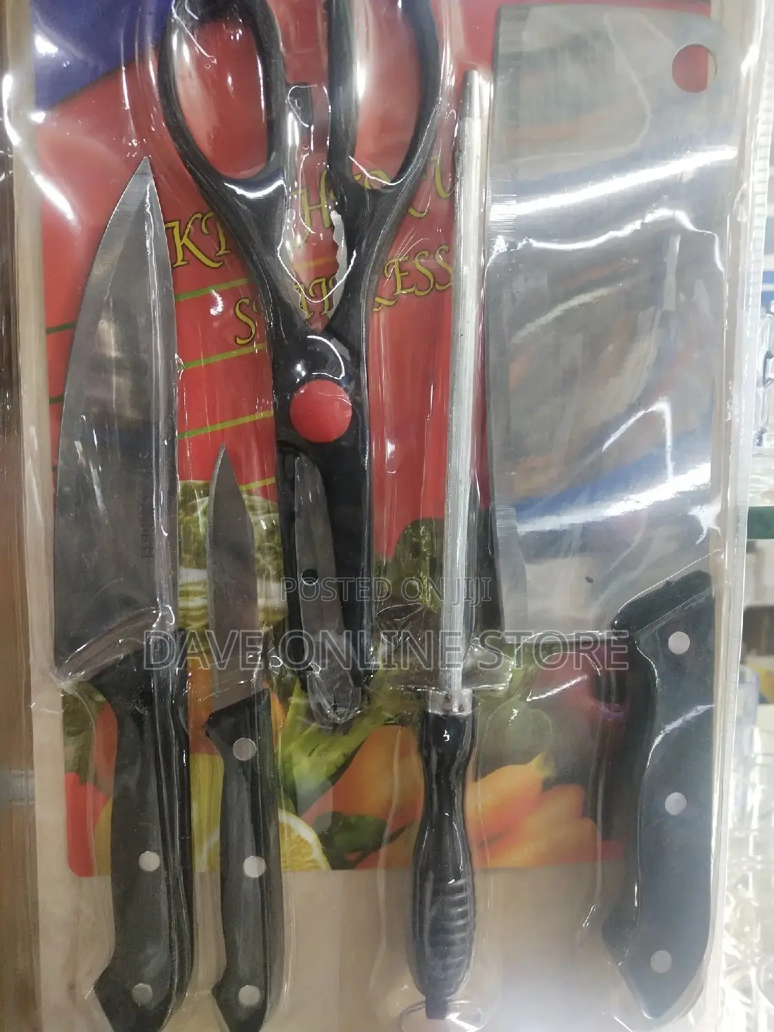 5pcs Kitchen Knife Set Available