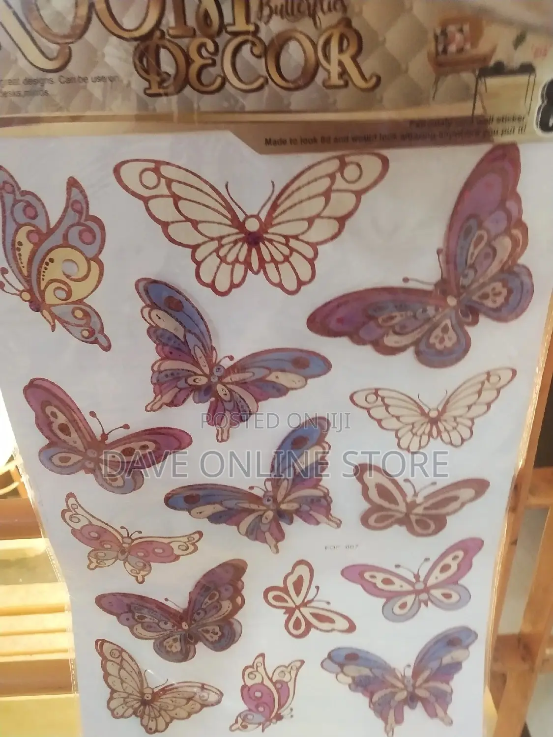3d Butterfly Wall Decor Stickers