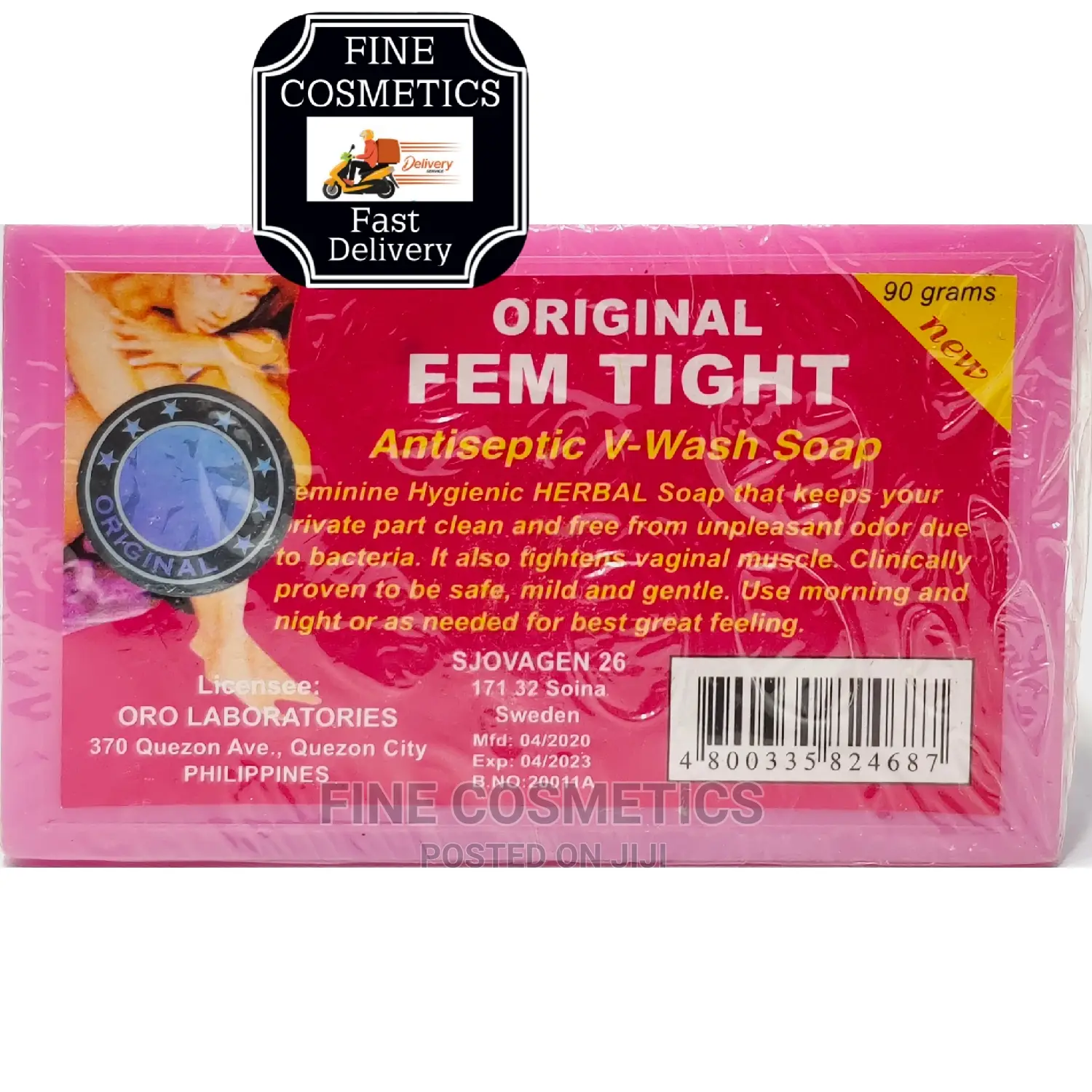 Fem Tight Antiseptic Vagina Tightening Soap V-Wash Soap