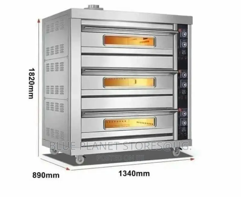 Electric Commercial Auto-Pizza/Bakery Ovens || Triple Decker