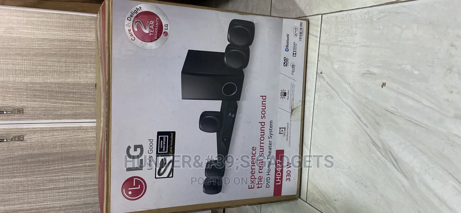 Lg Bluetooth Hometheater 5.1channel With DVD Player,Usb,Hdmi