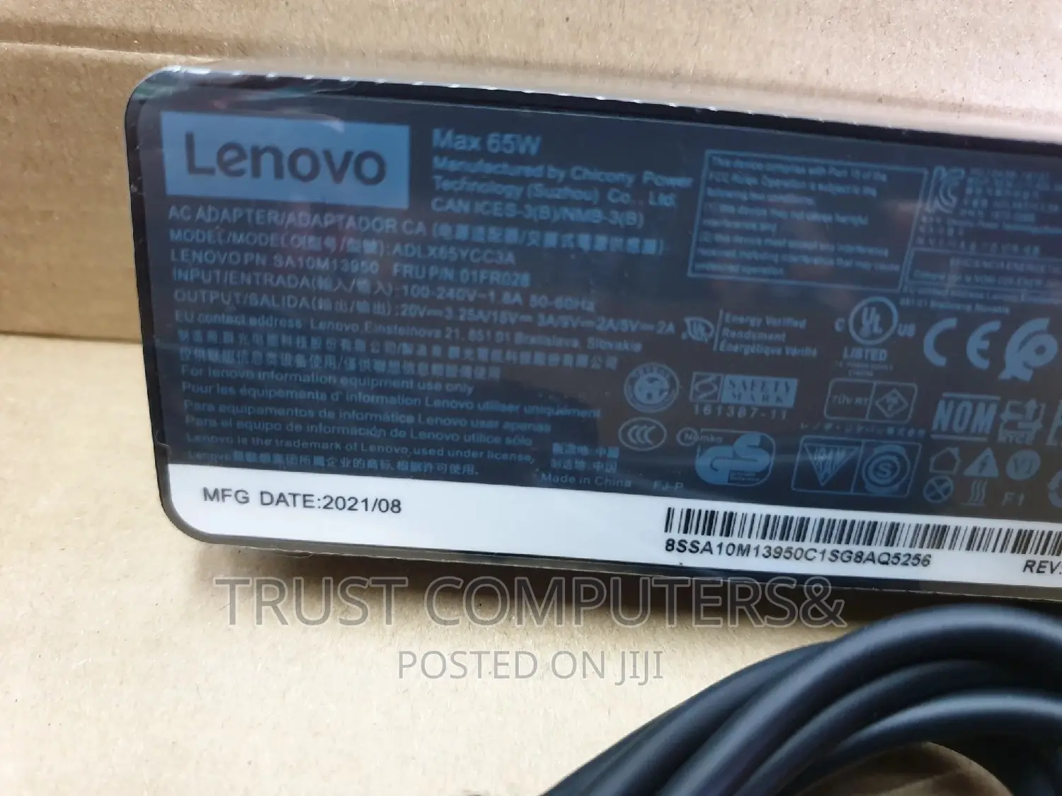 Lenovo Adapter 65w Type C