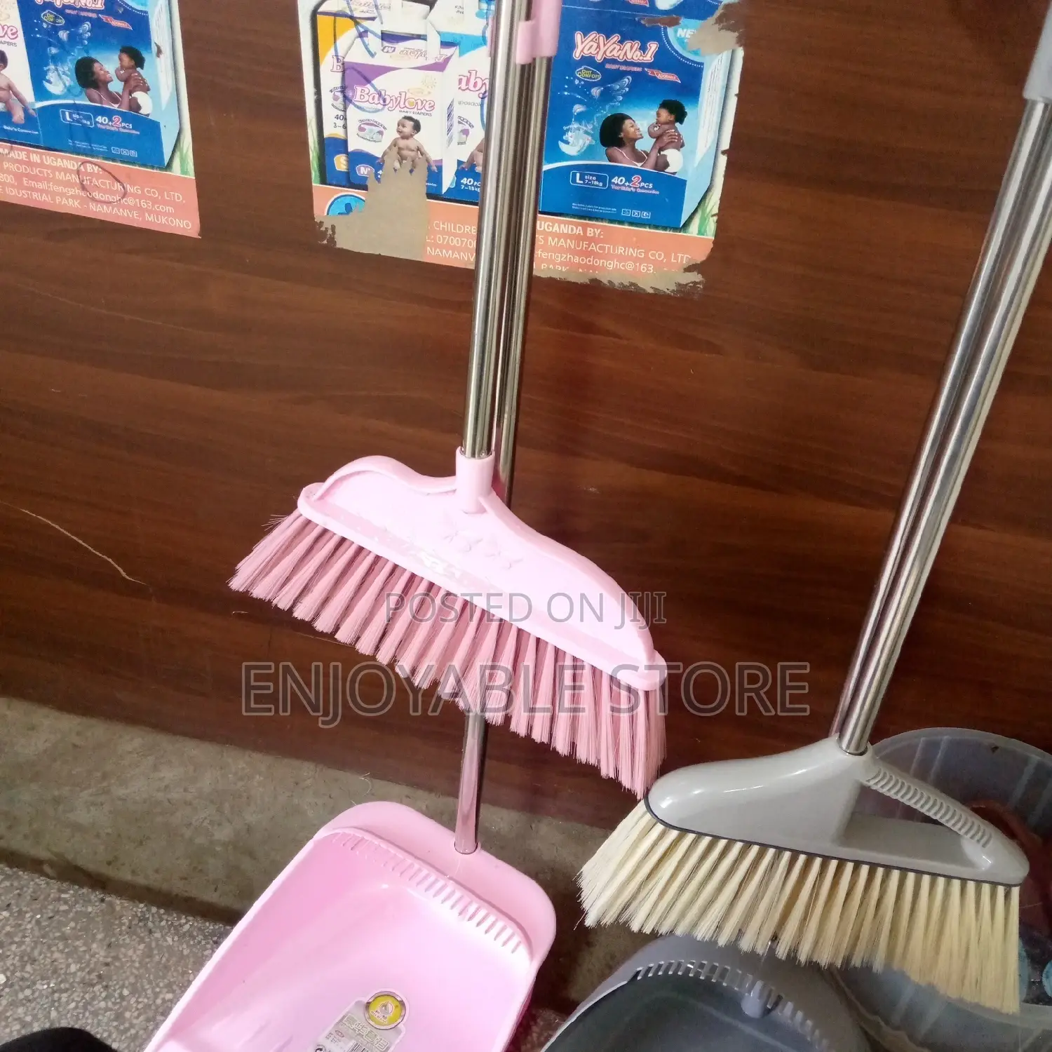 Cleaning Broom and Dust Pan