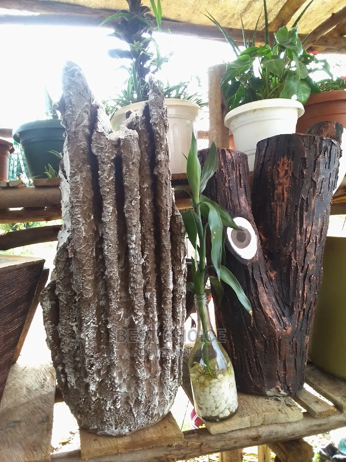 Concrete Planters, Potted Plants, Hanging Flower/Plant Pots.