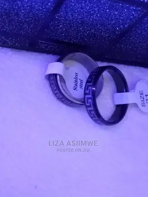 Men's Black Versace Designer Rings Available