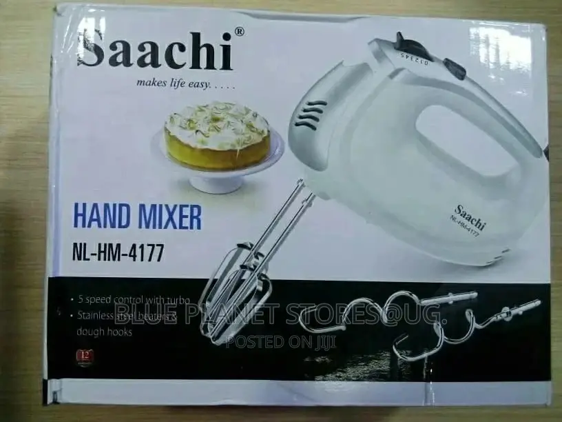 Saachi Hand Mixers + Detachable Steel Beaters || NL-HM-4177.